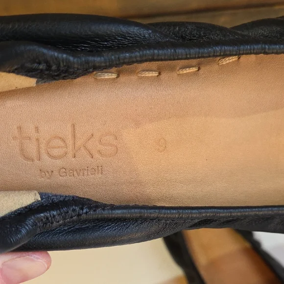 Tieks Matte Black Ballet Flats - Picture 9 of 10
